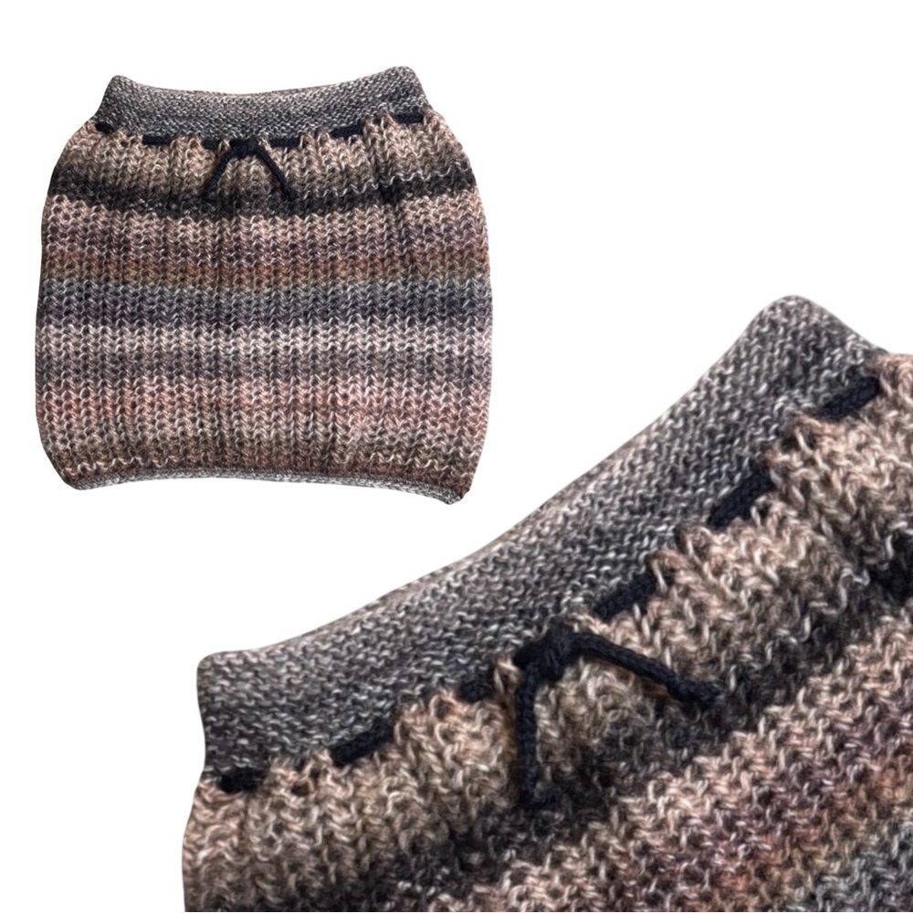 🍒NEW Handknit Drawstring Cowl by Coko Loko
